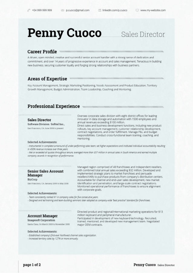 free sample resume template
