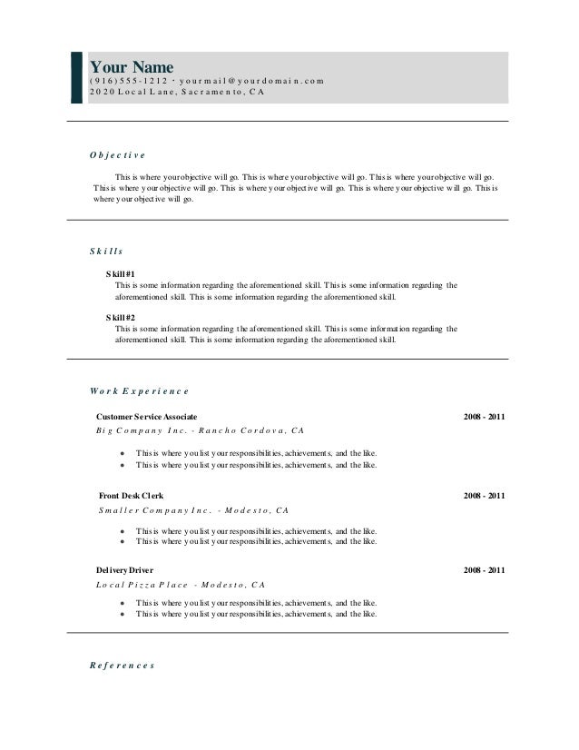 resume template modern modern 6 resume template