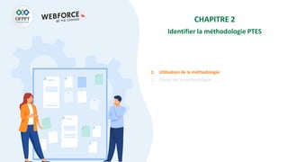 CHAPITRE 2
Identifier la méthodologie PTES
1. Utilisation de la méthodologie
2. Etapes de la méthodologie
 