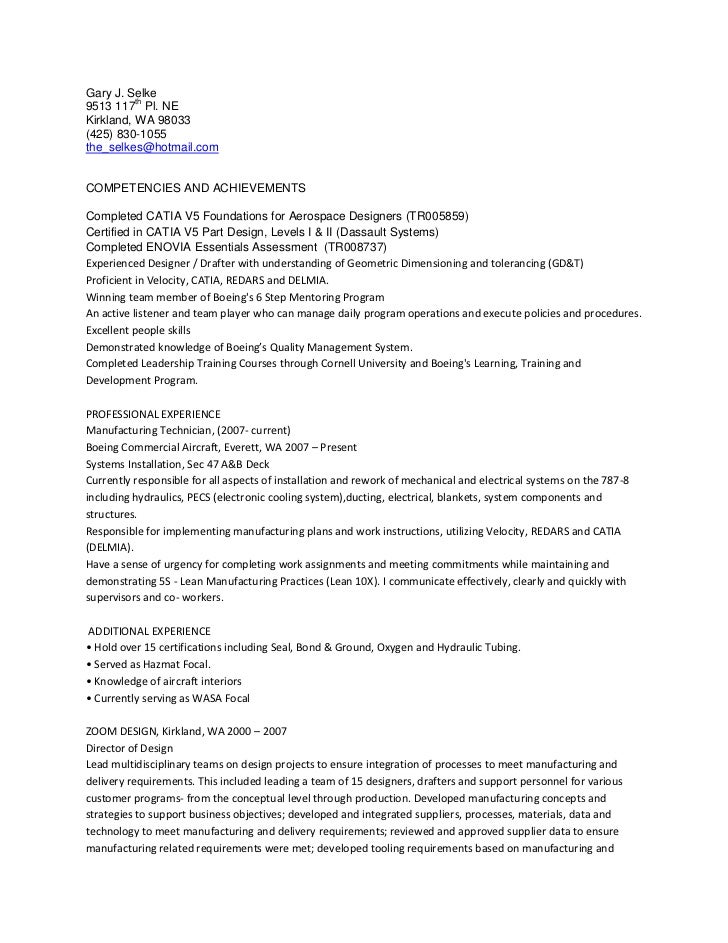 lean manufacturing resumes