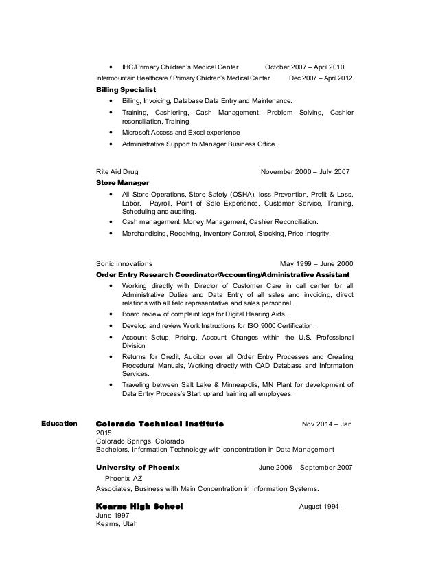 my best resume