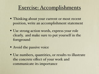 Résumé 101: Preparing an Effective Résumé | KEY