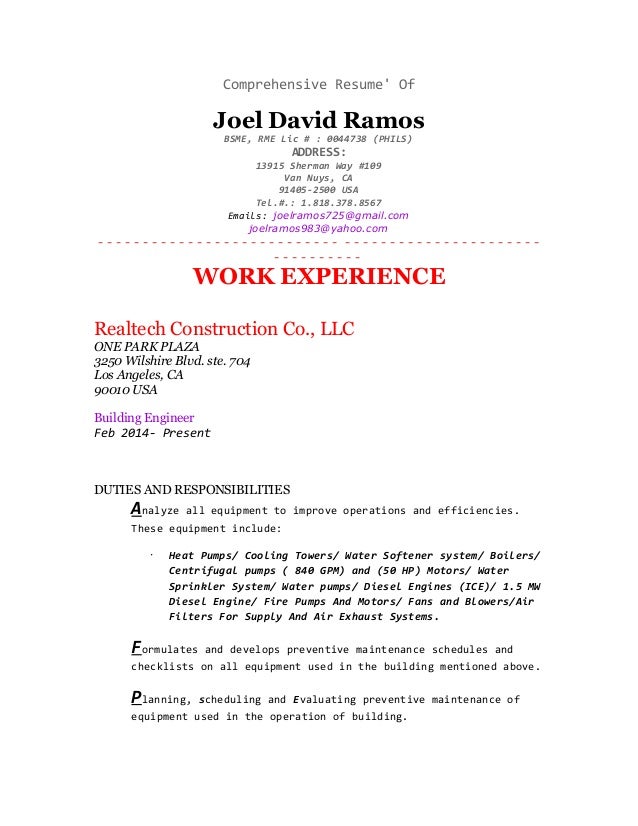 resume