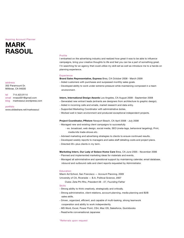 resume