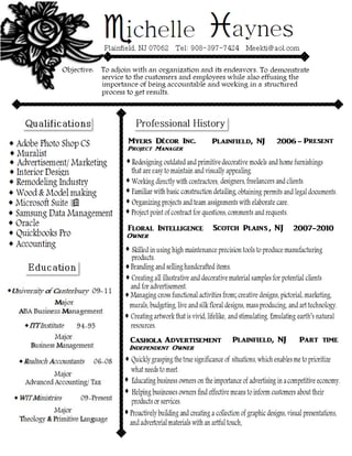 Resume 2012 pdf