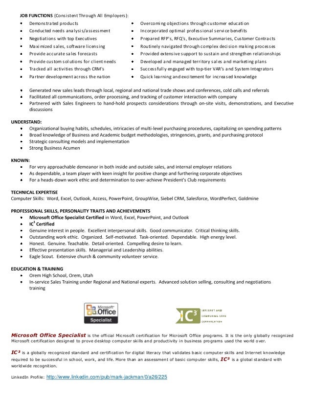 mark jackman resume 2013 resumes microsoft office