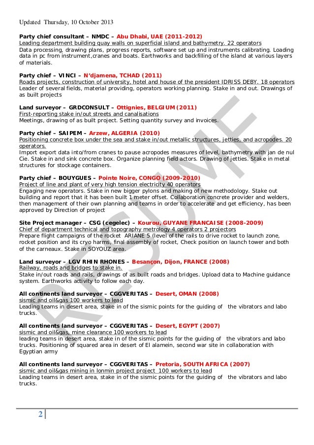 built a resumes