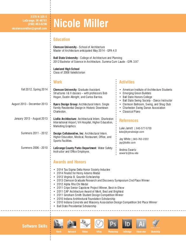 resume 2014 nicole miller