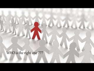 WHO is the right one ???
 