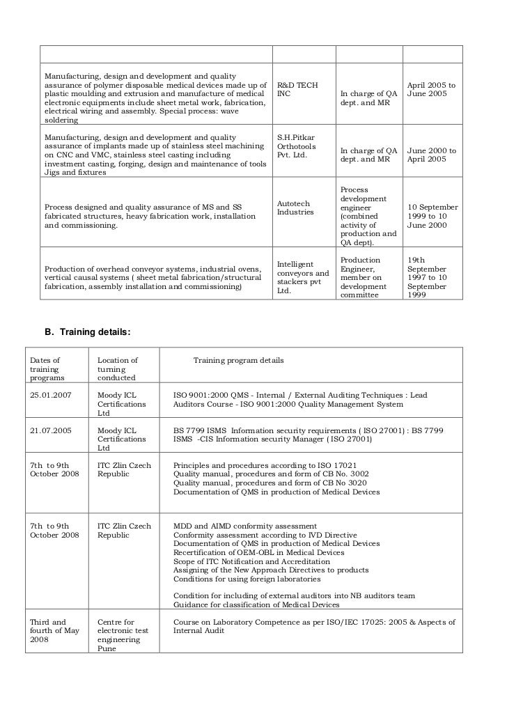 representativeequipment s 2005 3 manufacturing design and development and quality assurance of polymer disposable medical devices - Medical Device Quality Engineer Sample Resume representativeequipment s 2005 3 manufacturing design and development and quality assurance of polymer disposable medical devices - Medical Device Quality Engineer Sample Resume