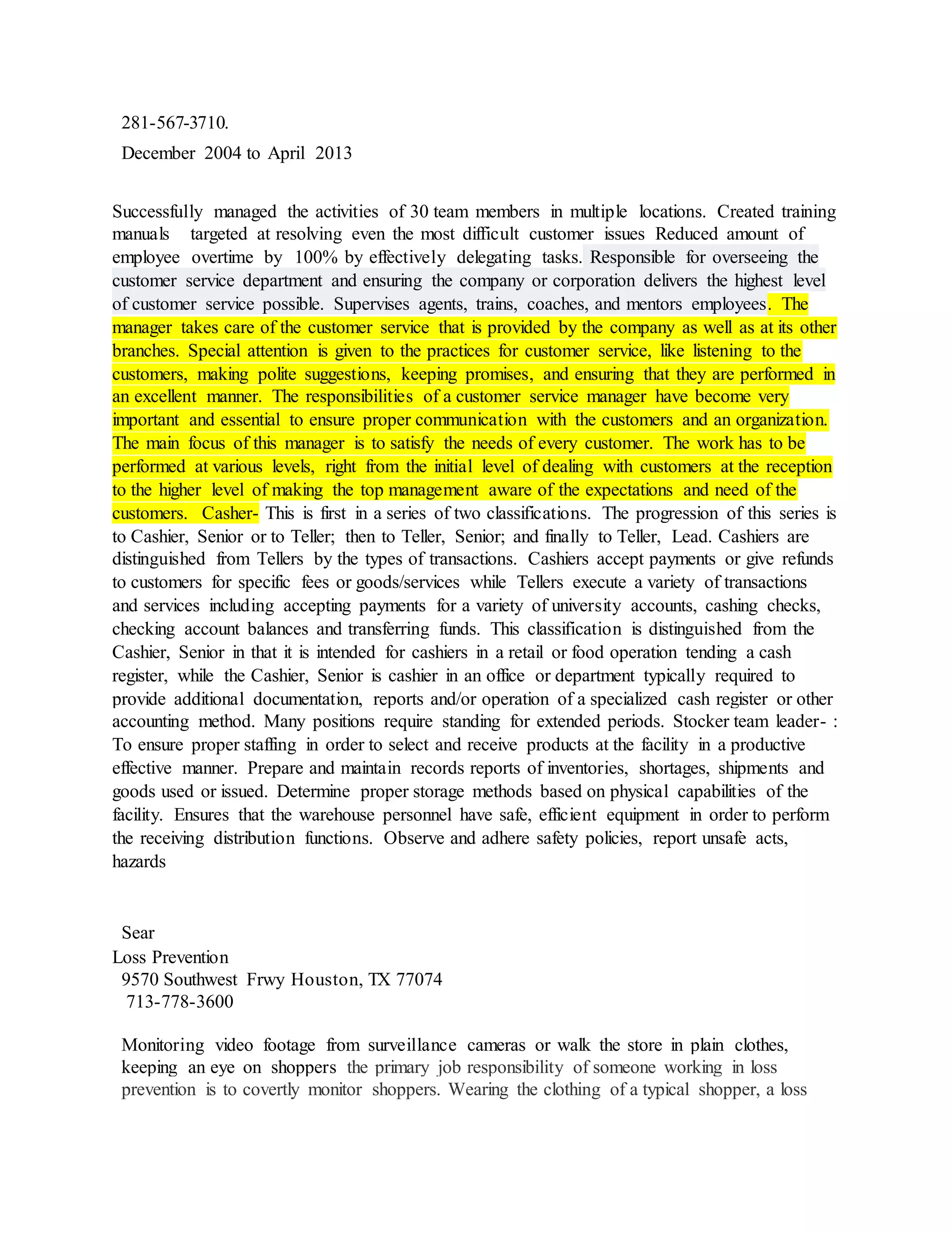 Resume+7 (1) | PDF