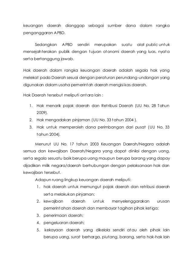 Resume administrasi keuangan daearah