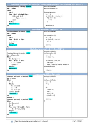 Convch Comprehensive Guide to Algorithmique et Programmation en C with ...
