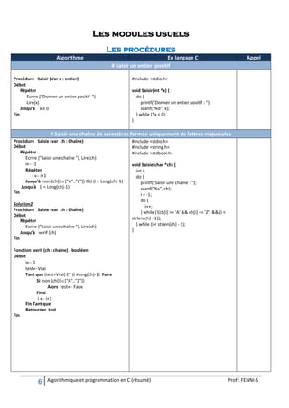 Comprehensive Guide to Algorithmique et Programmation en C with ...