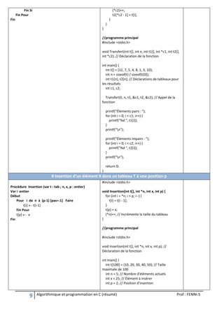 Comprehensive Guide to Algorithmique et Programmation en C with ...