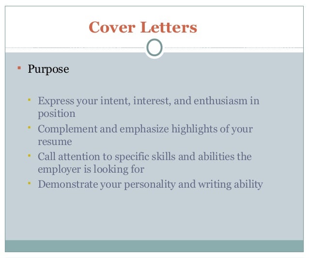 resume and cover letter 101 cover letter 101