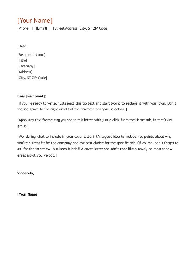 Cover Letter To Unknown Recipient For Your Needs Letter