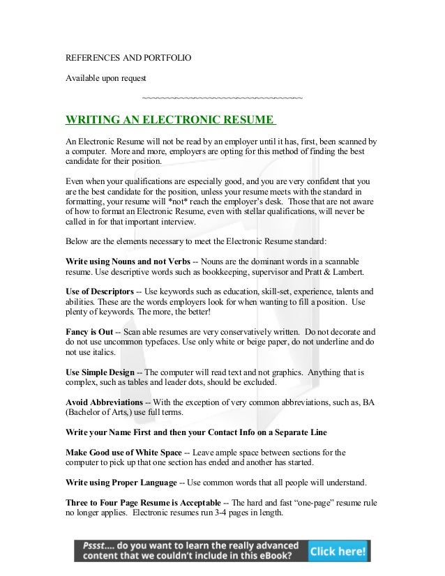 stellar resumes