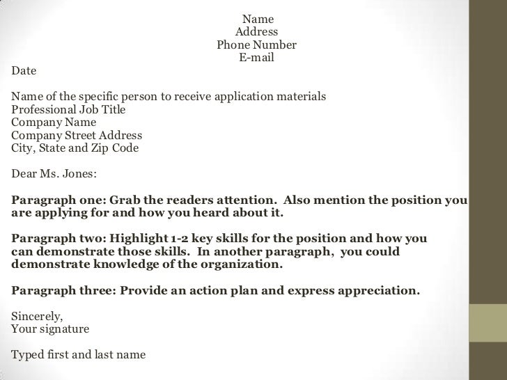 cover letter for workshop application