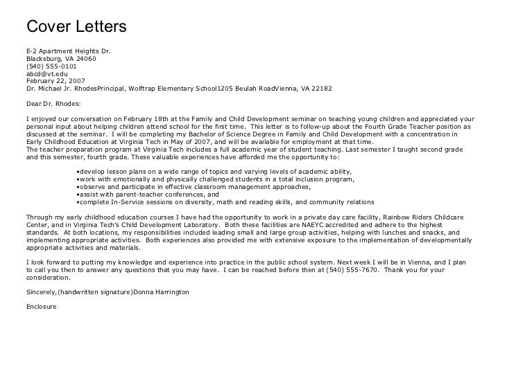 cover letter virginia tech