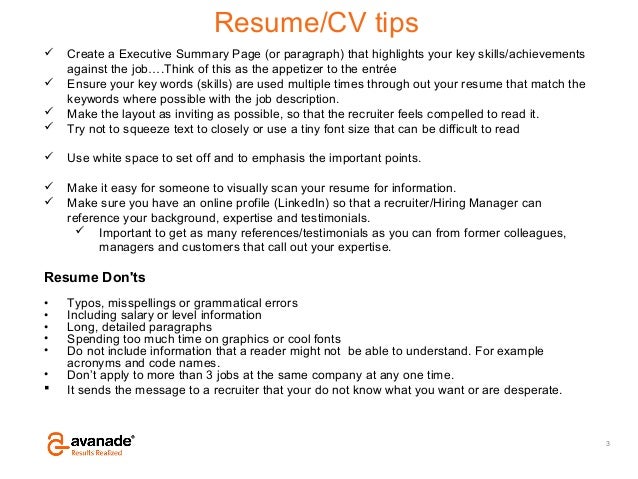 key strengths cv