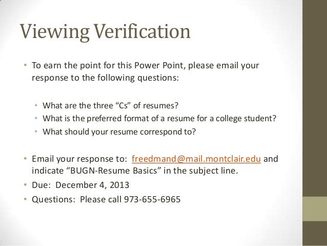email your resumes