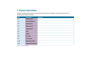Project Plan Reference Numbers BIM Engineering for digital engineering construction | DOCX