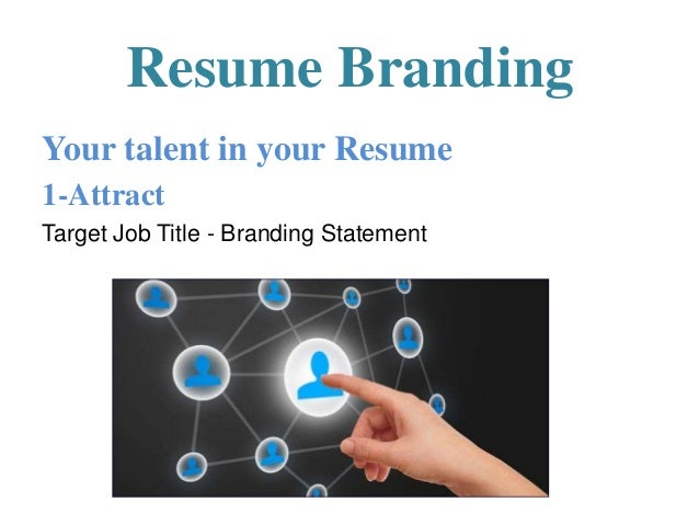 branding your resume