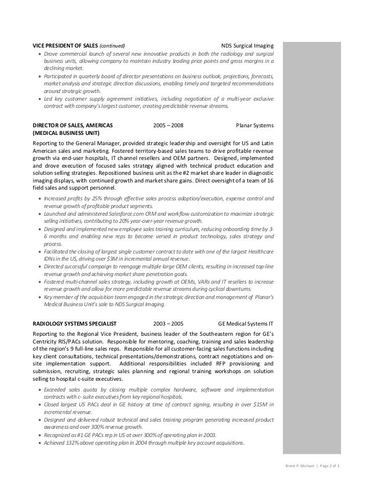 regional vice president of sales resume vice president sales resumes