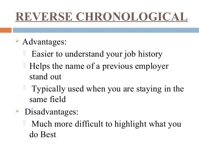 When Is Chronological Resume Not Advantageous when is a chronological resume not advantageous cover When Is Chronological Resume Not Advantageous when is a chronological resume not advantageous cover