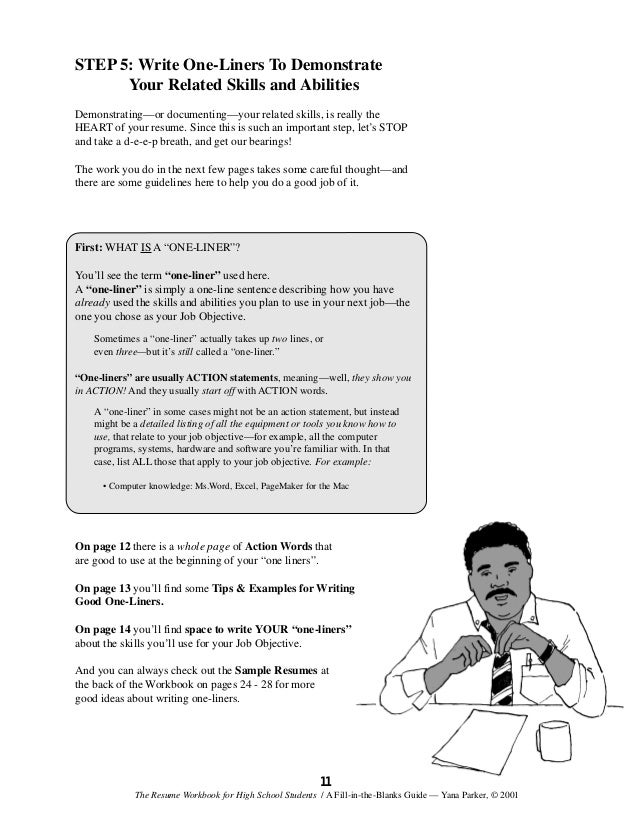 resume builder for teens