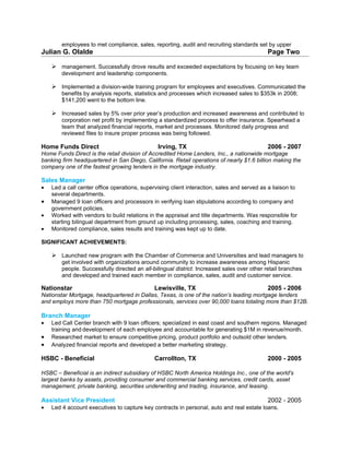 Resume Julian Olalde