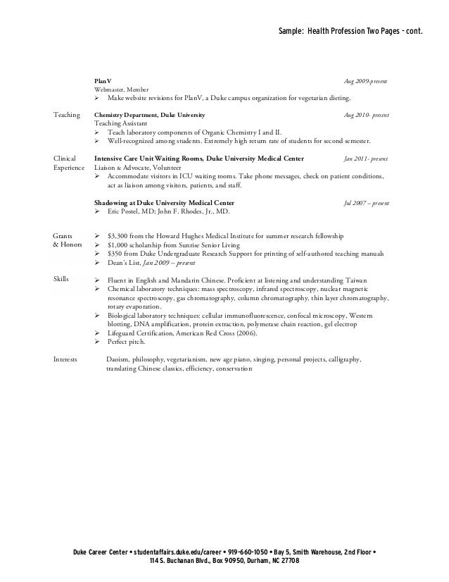 cv template for undergraduate students