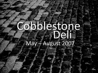 Visual Resume (Draft)