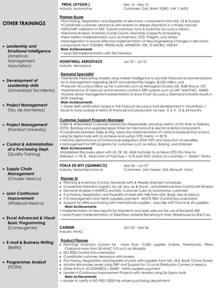 Resume CV | PDF