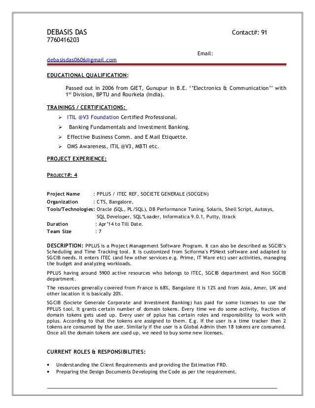 Resume Of Datawarehousing Developer Resume Of Datawarehousing Developer