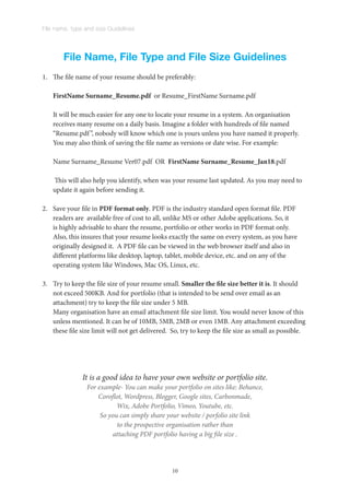 Resume Design Guidelines 01 Pdf