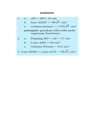 penyelesaian
 