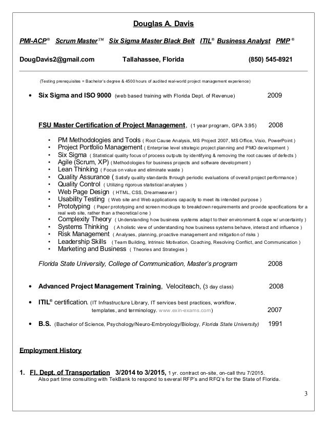 master electrician resume