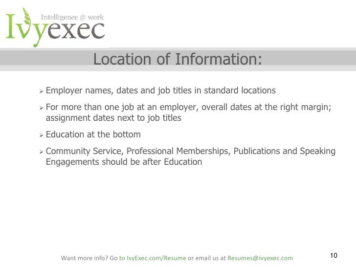 resume personal brand how to get it right