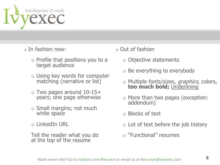 right font for resumes