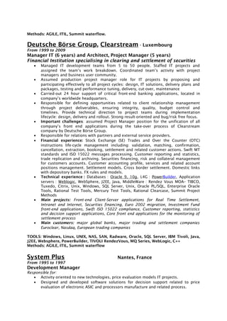 Resume Faure Remus | DOC