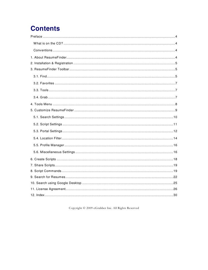 Resume Search Line Resume Search