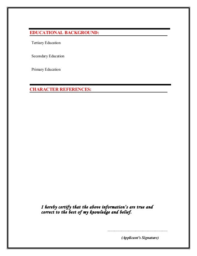 educational objectives for resume