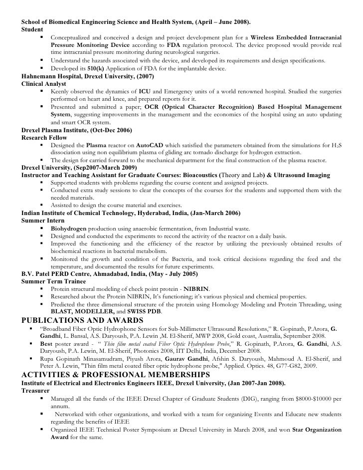 resume biomedical engineering biomedical engineer resume sample resume biomedical engineering