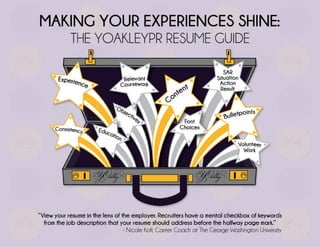 Making Your Experiences Shine: The YOakleyPR Resume Guide