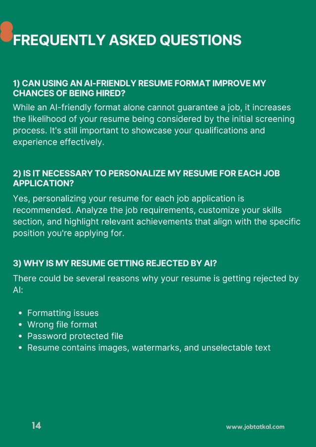 Resume hacks 5 tips to beat AI screening tools and get noticed | PDF ...