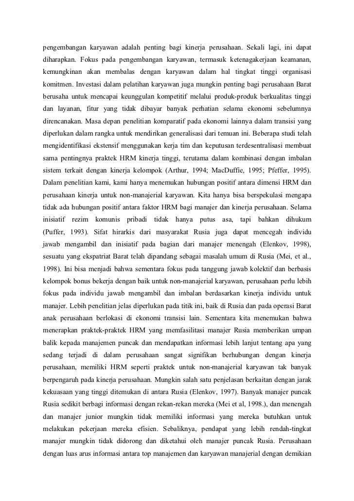 Resume jurnal internasional msdm