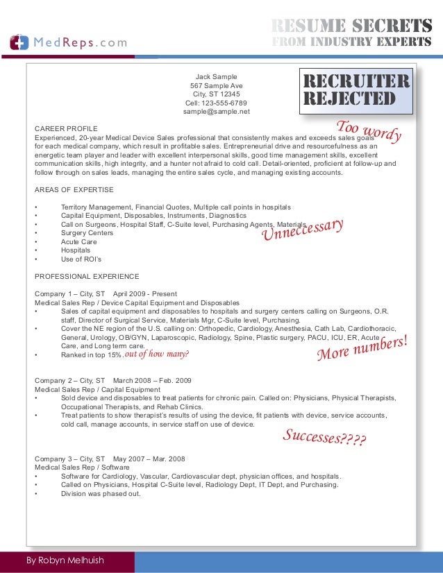 sales resume bullet points