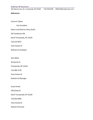 Data entry experience using Microsoft Word, Excel, and programs specifically designed for a particular company.